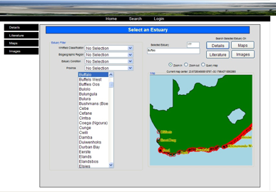 South African Estuaries Information System